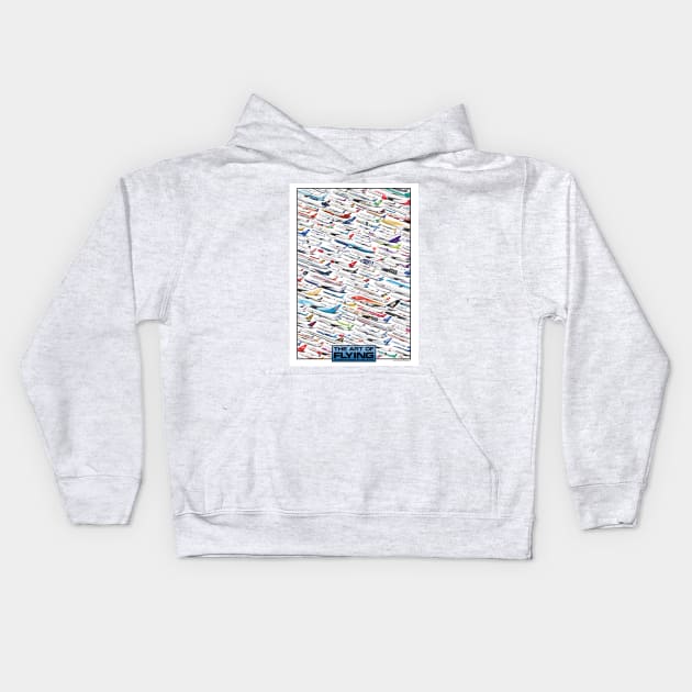 Planes by The Art of Flying Kids Hoodie by TheArtofFlying